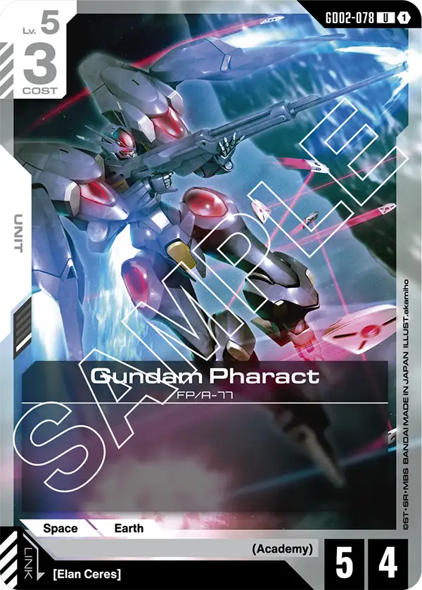Gundam Pharact &mdash; Gundam Card Game card