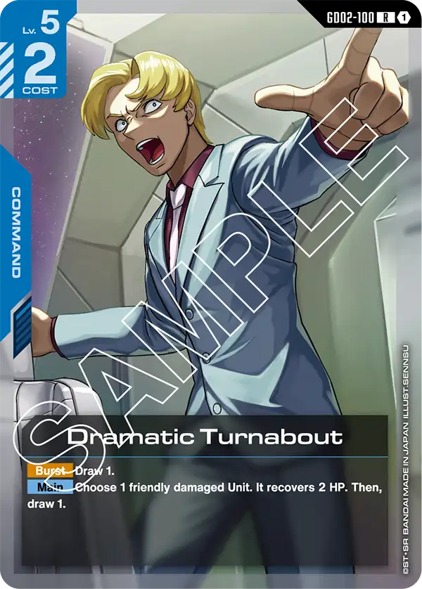 Dramatic Turnabout &mdash; Gundam Card Game card