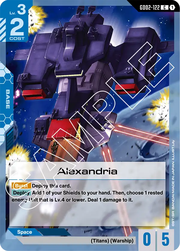 Alexandria &mdash; Gundam Card Game card