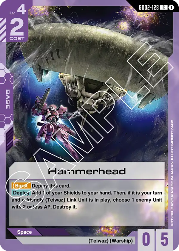 Hammerhead &mdash; Gundam Card Game card