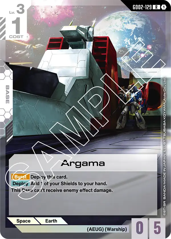Argama &mdash; Gundam Card Game card
