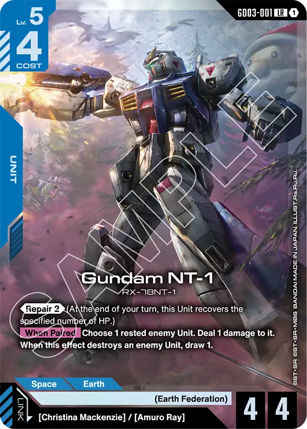 Gundam NT-1 &mdash; Gundam Card Game card