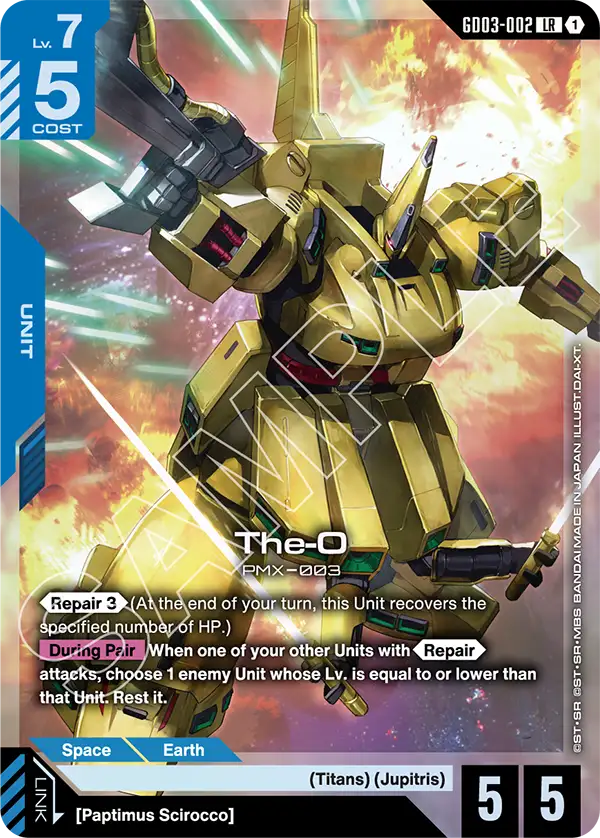The-O &mdash; Gundam Card Game card