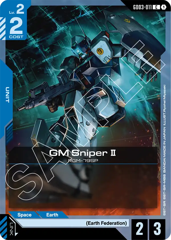 GM Sniper II &mdash; Gundam Card Game card