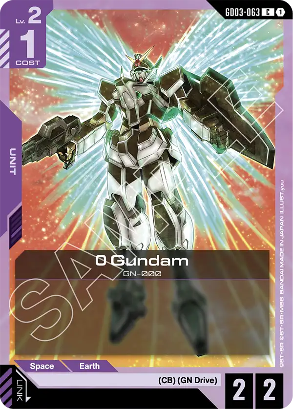 0 Gundam &mdash; Gundam Card Game card
