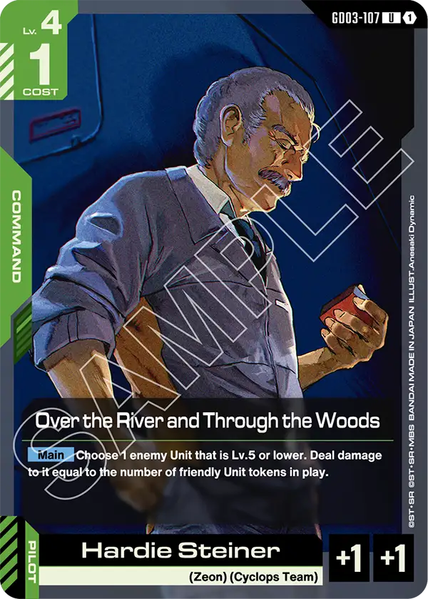 Over the River and Through the Woods &mdash; Gundam Card Game card