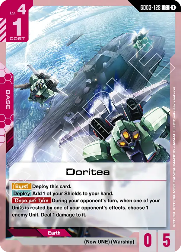 Doritea &mdash; Gundam Card Game card