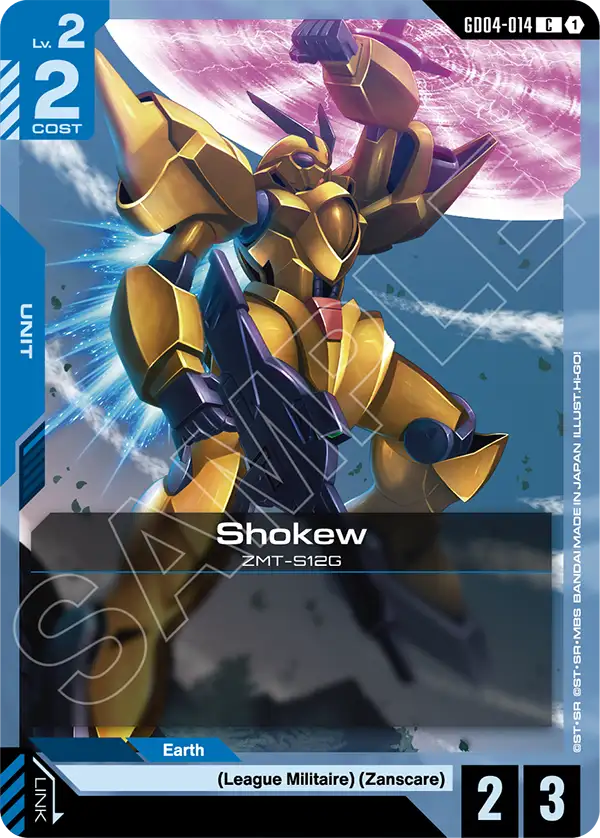 Shokew &mdash; Gundam Card Game card