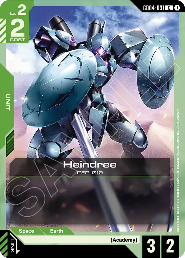 Heindree &mdash; Gundam Card Game card