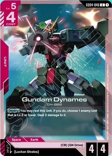 Gundam Dynames &mdash; Gundam Card Game card