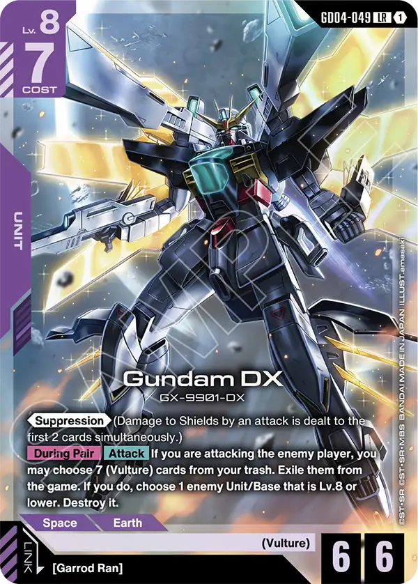 Gundam DX &mdash; Gundam Card Game card