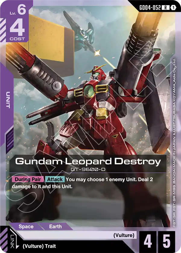 Gundam Leopard Destroy &mdash; Gundam Card Game card