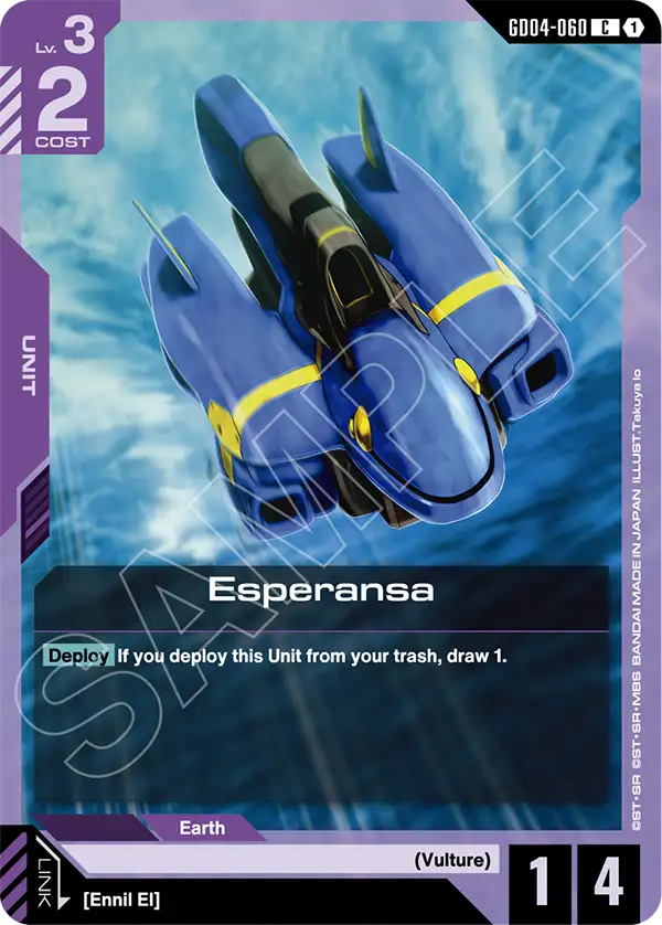 Esperansa &mdash; Gundam Card Game card