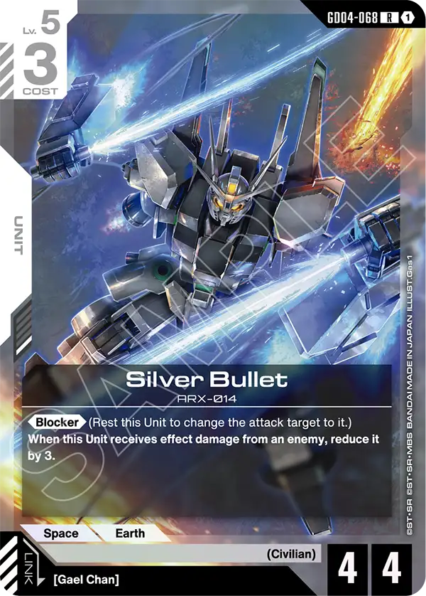 Silver Bullet &mdash; Gundam Card Game card
