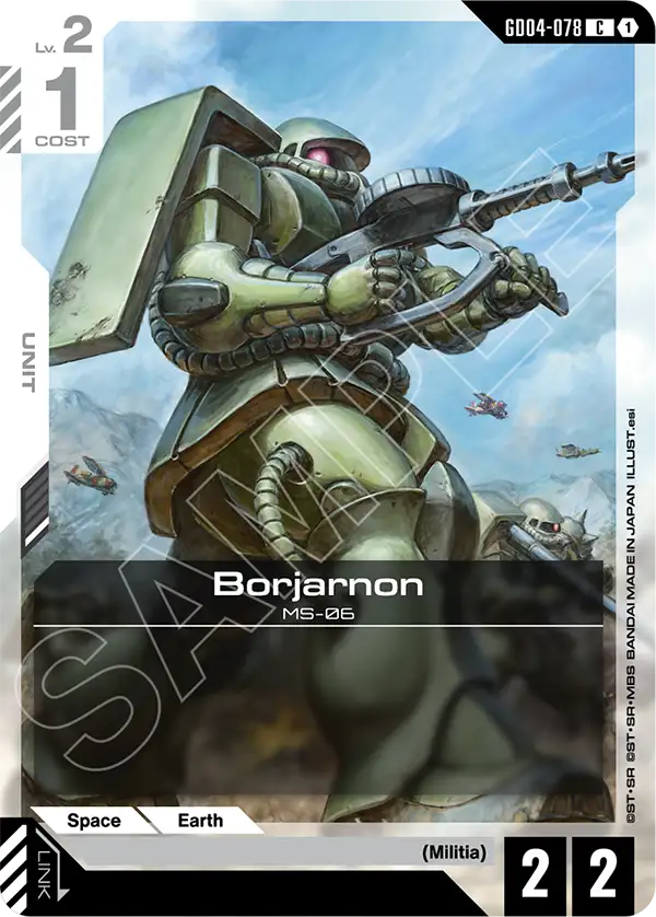Borjarnon &mdash; Gundam Card Game card