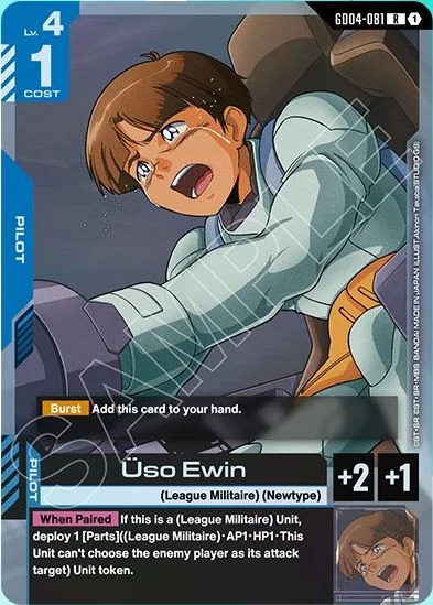 Üso Ewin &mdash; Gundam Card Game card