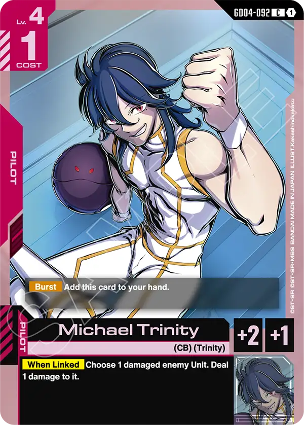 Michael Trinity &mdash; Gundam Card Game card