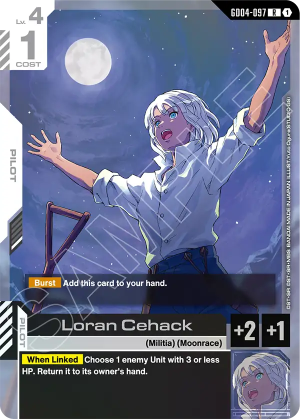 Loran Cehack &mdash; Gundam Card Game card