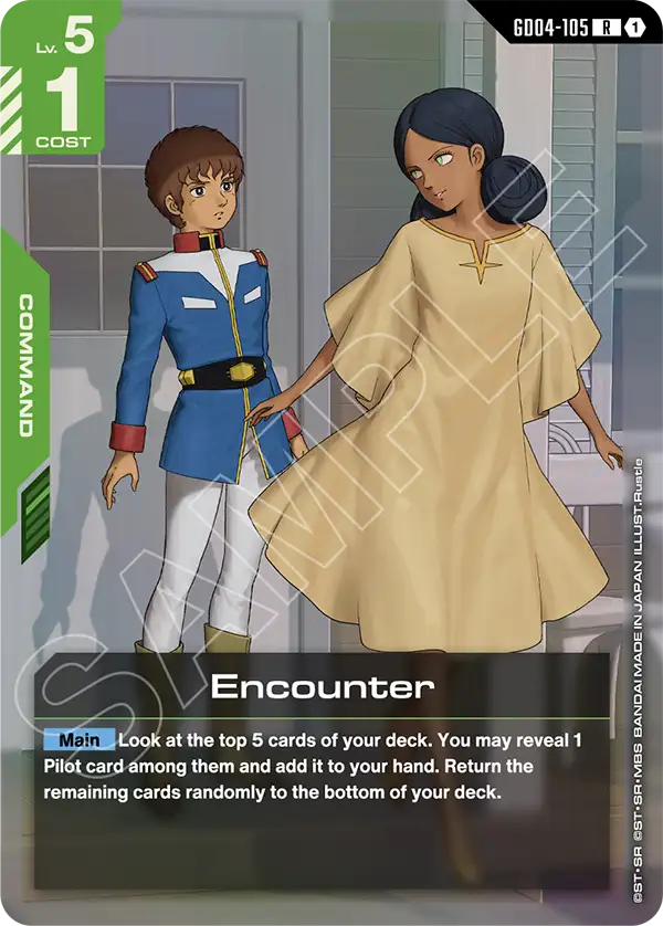 Encounter &mdash; Gundam Card Game card