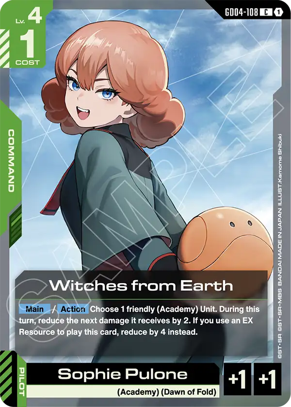 Witches from Earth &mdash; Gundam Card Game card