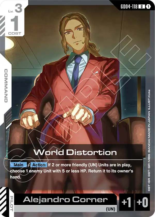 World Distortion &mdash; Gundam Card Game card