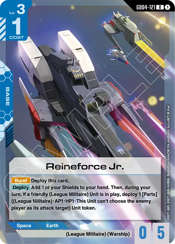 Reineforce Jr. &mdash; Gundam Card Game card