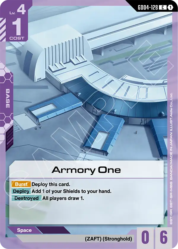 Armory One &mdash; Gundam Card Game card