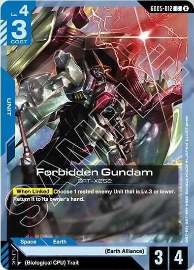 Forbidden Gundam &mdash; Gundam Card Game card