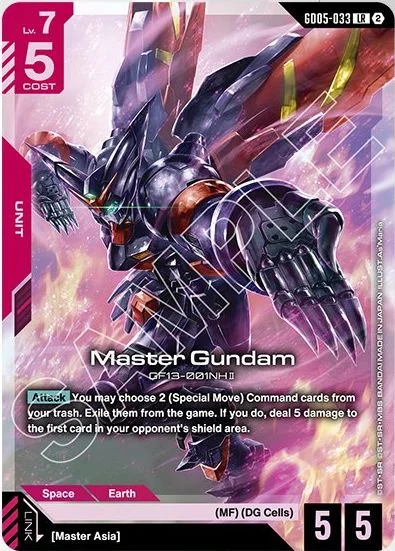 Master Gundam &mdash; Gundam Card Game card