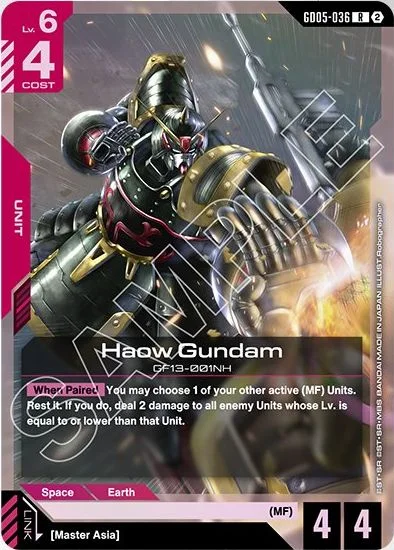 Haow Gundam &mdash; Gundam Card Game card