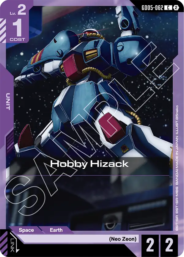 Hobby Hizack &mdash; Gundam Card Game card