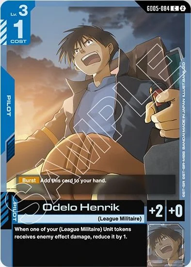 Odelo Henrik &mdash; Gundam Card Game card