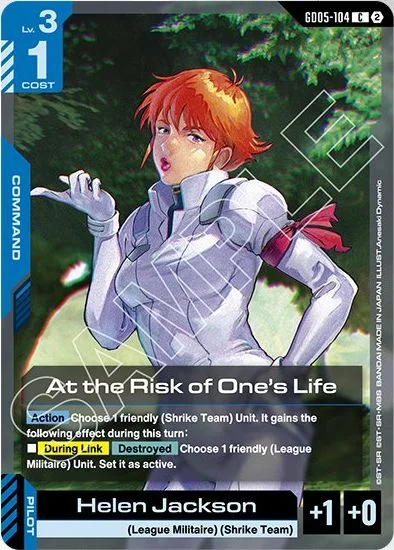 Helen Jackson &mdash; Gundam Card Game card