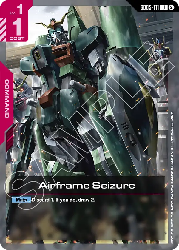 Airframe​ Seizure &mdash; Gundam Card Game card