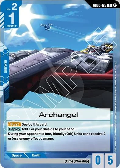 Archangel &mdash; Gundam Card Game card
