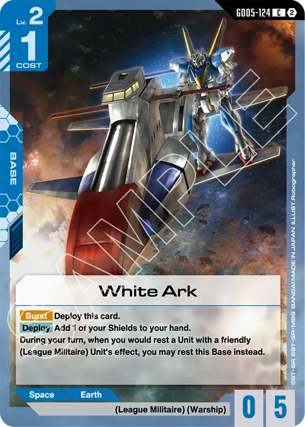White Ark &mdash; Gundam Card Game card