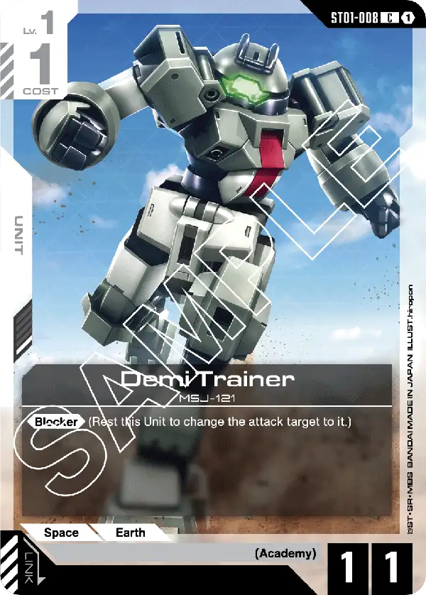 Demi Trainer &mdash; Gundam Card Game card