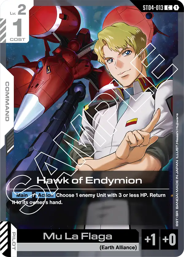 Hawk of Endymion &mdash; Gundam Card Game card