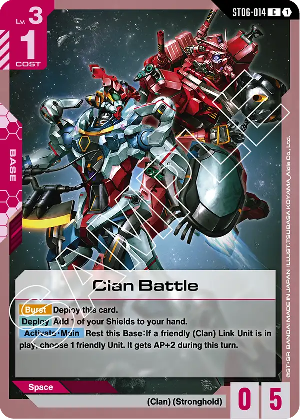 Clan Battle &mdash; Gundam Card Game card