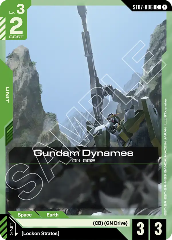 Gundam Dynames &mdash; Gundam Card Game card