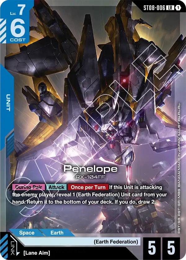 Penelope &mdash; Gundam Card Game card