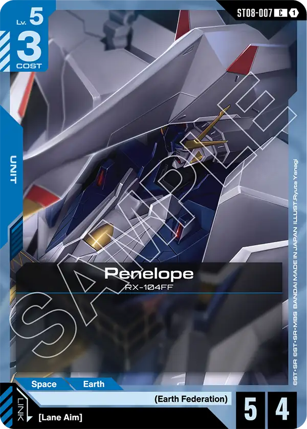 Penelope &mdash; Gundam Card Game card