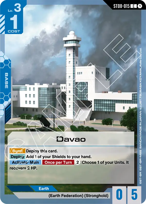 Davao &mdash; Gundam Card Game card