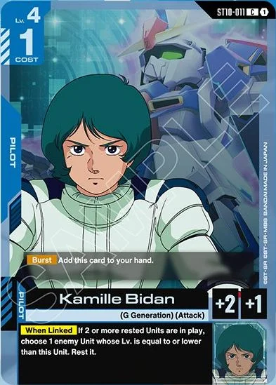 Kamille Bidan &mdash; Gundam Card Game card