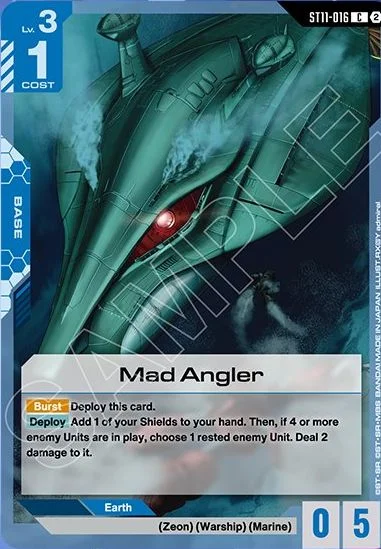 Mad Angler &mdash; Gundam Card Game card