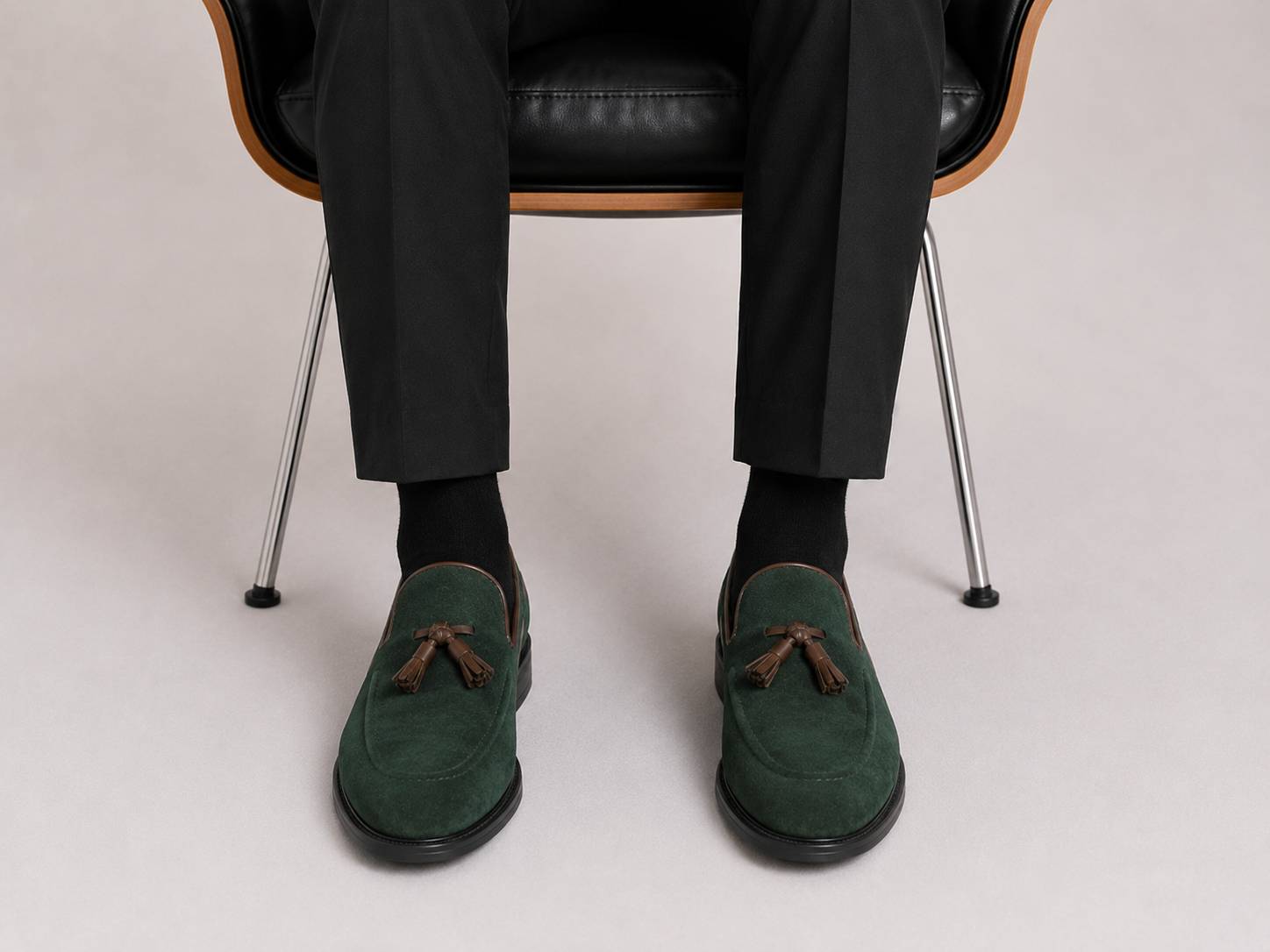 Suede Tassel Loafer