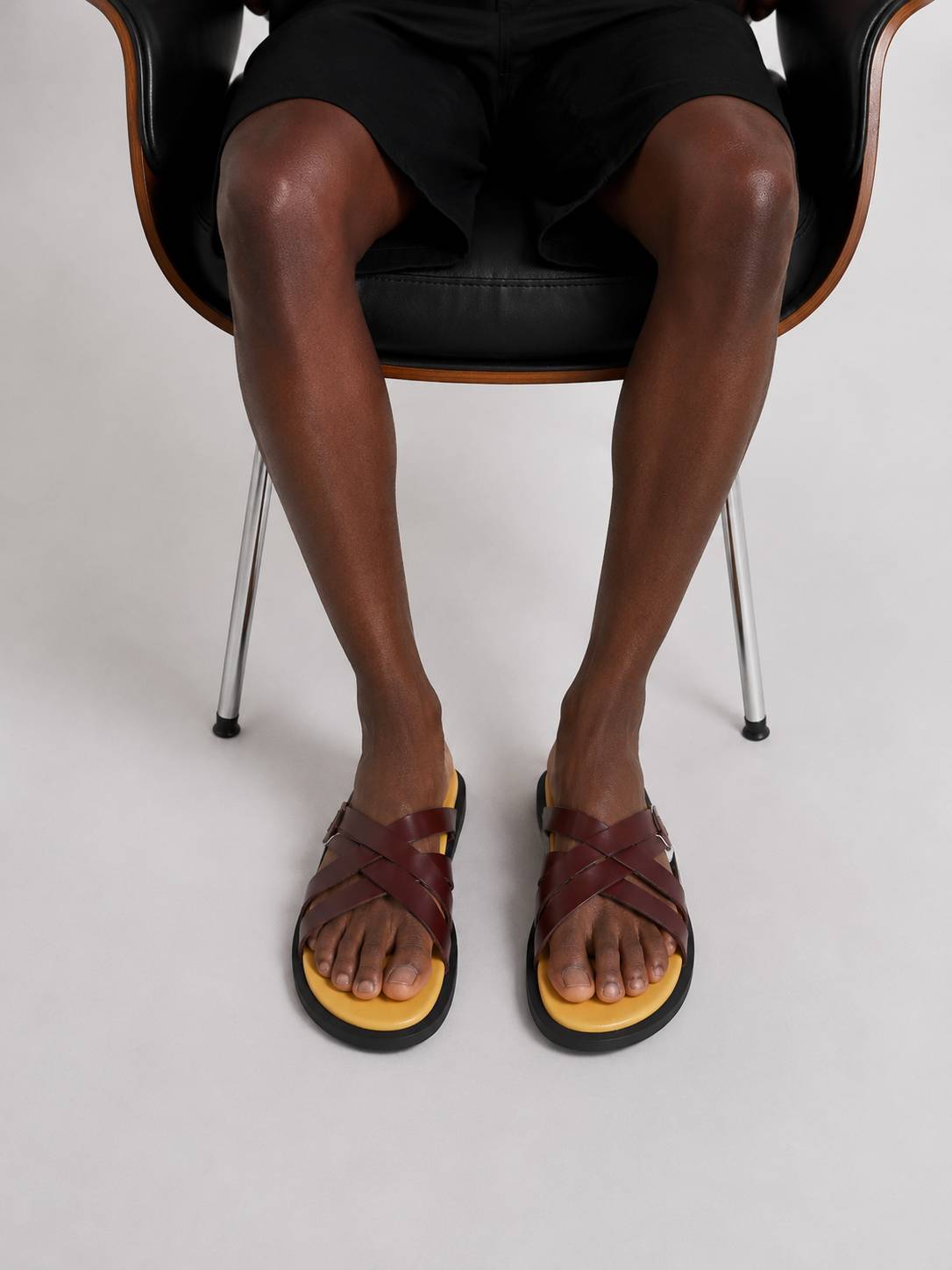 Cross Style slippers