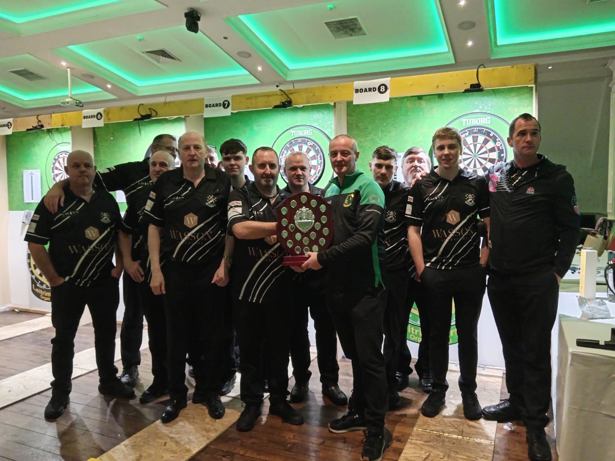 Sligo A Team with their shield trophy
