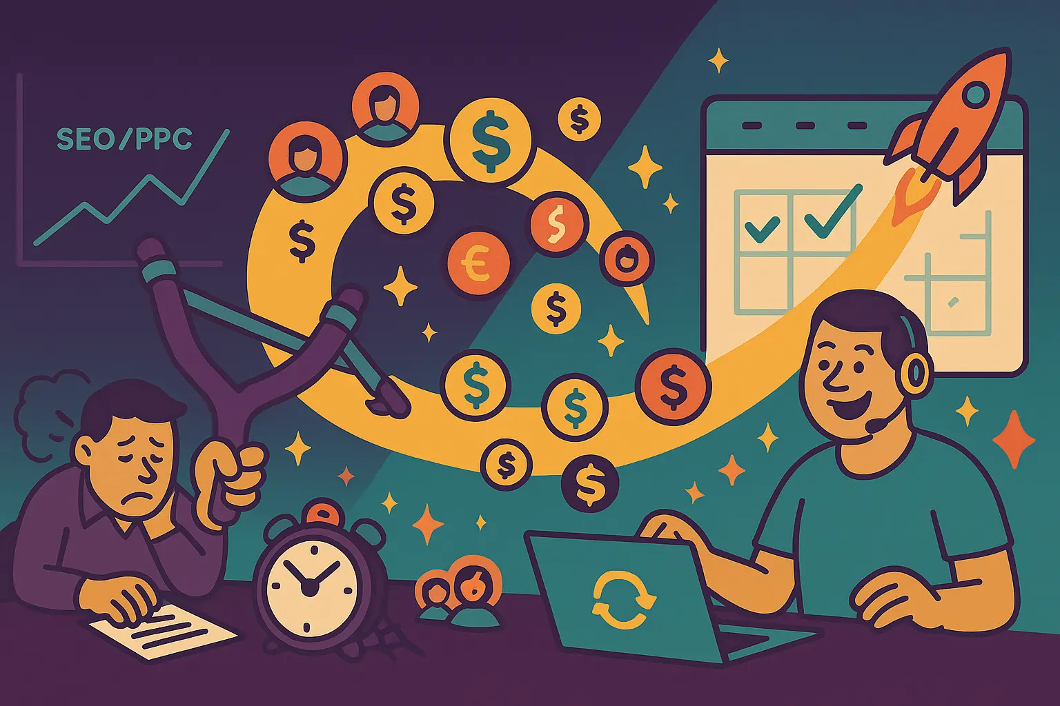 Skip the wait.|Start scaling.