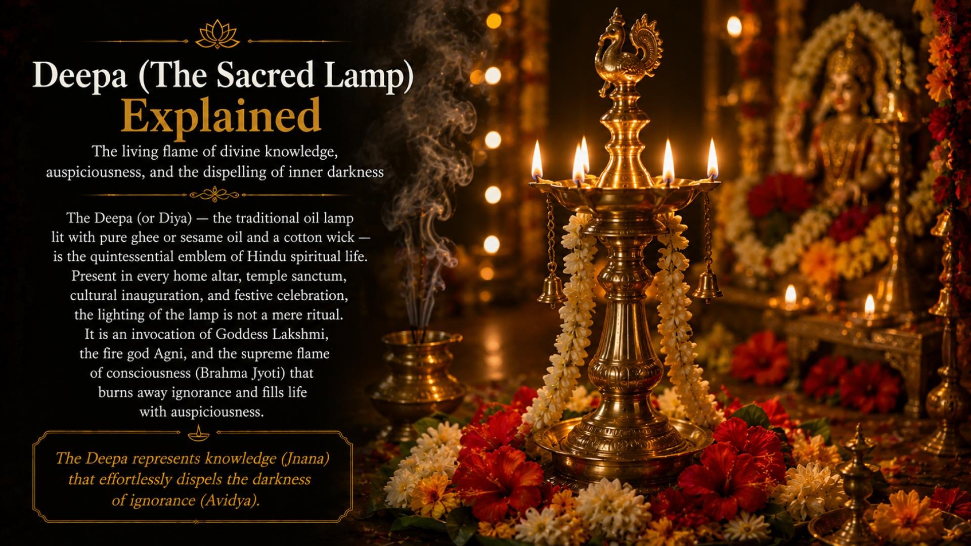 Deepa (The Sacred Lamp) Explained